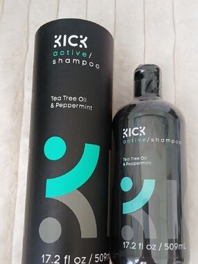 Kick Mens Shampoo - Peppermint & Tea Tree for Oil Control